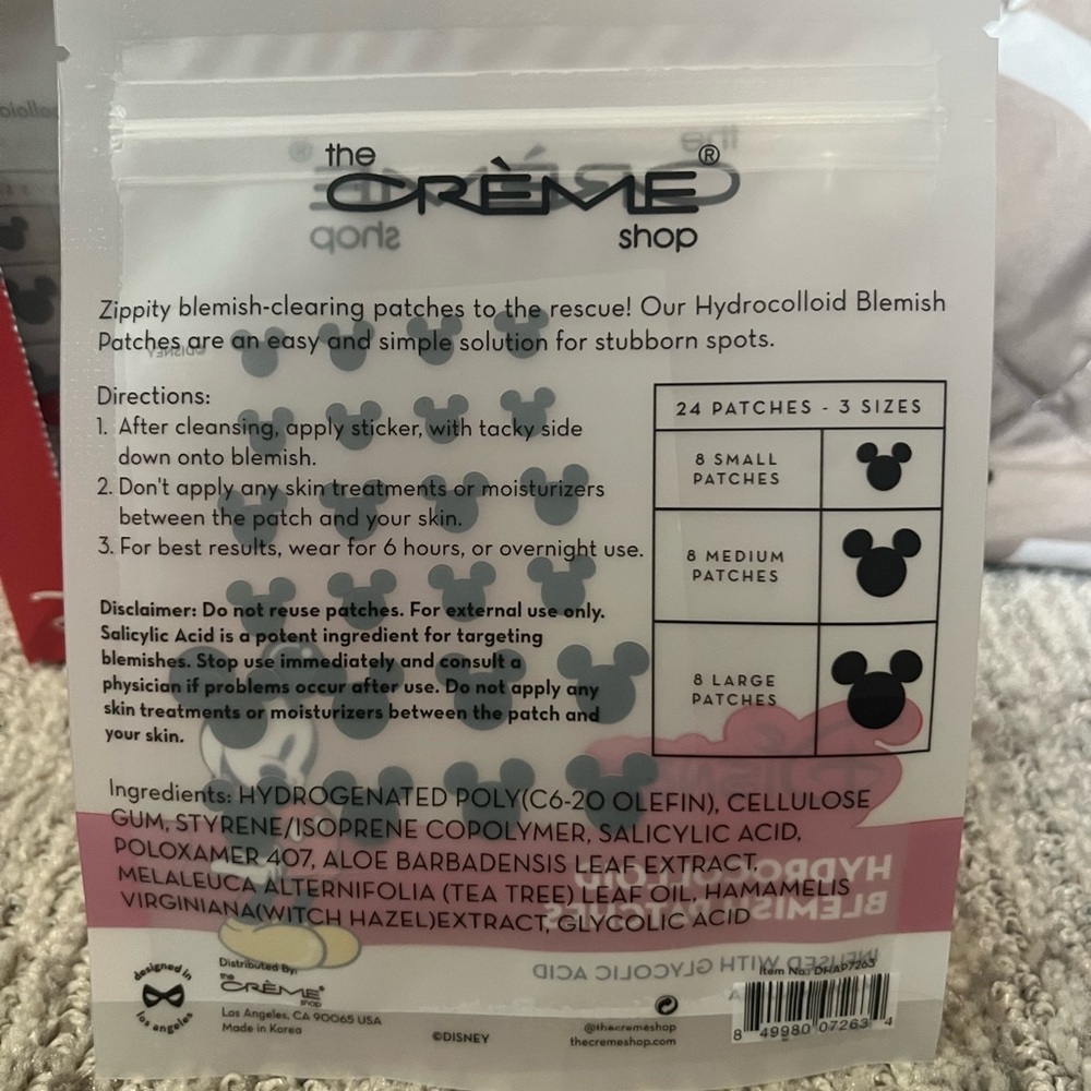 5 sets of The Crème Shop - Disney acne patch - Picture 2 of 2